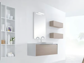 METROPOLIS 13 - Single wall-mounted vanity unit by LASA IDEA - view 3